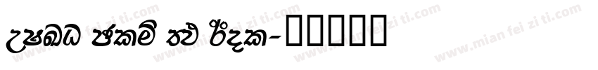 WILO Plus FM Bol字体转换